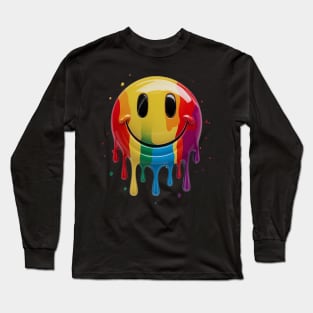 Smiley Face Long Sleeve T-Shirt